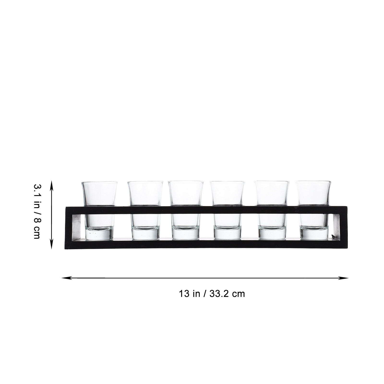 Wine Glass Set with Wooden Hol - огляд і ціна Home Bar Set