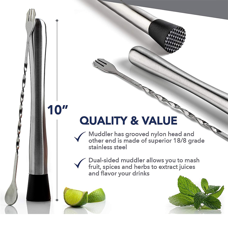 LMETJMA 10 Inch Stainless Stee - огляд і ціна Bitters Bottle Set