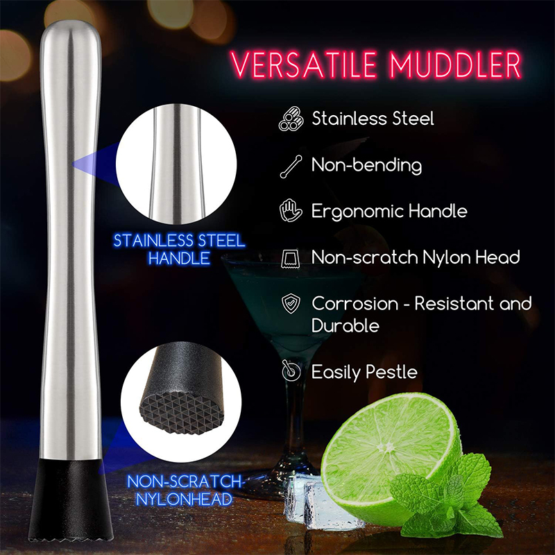 LMETJMA 10 Inch Stainless Stee - огляд і ціна Bitters Bottle Set