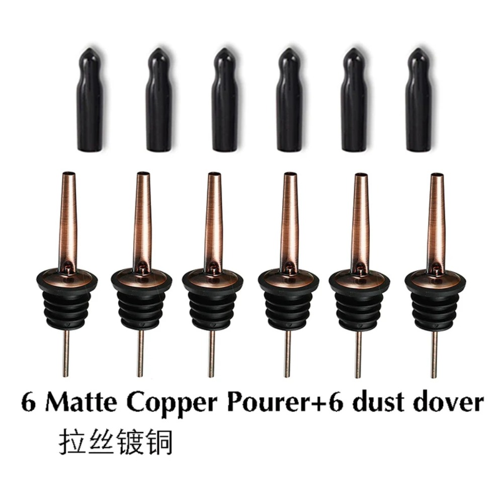 6PCS Stainless Steel Wine Pour - огляд і ціна Bitters Bottle Set