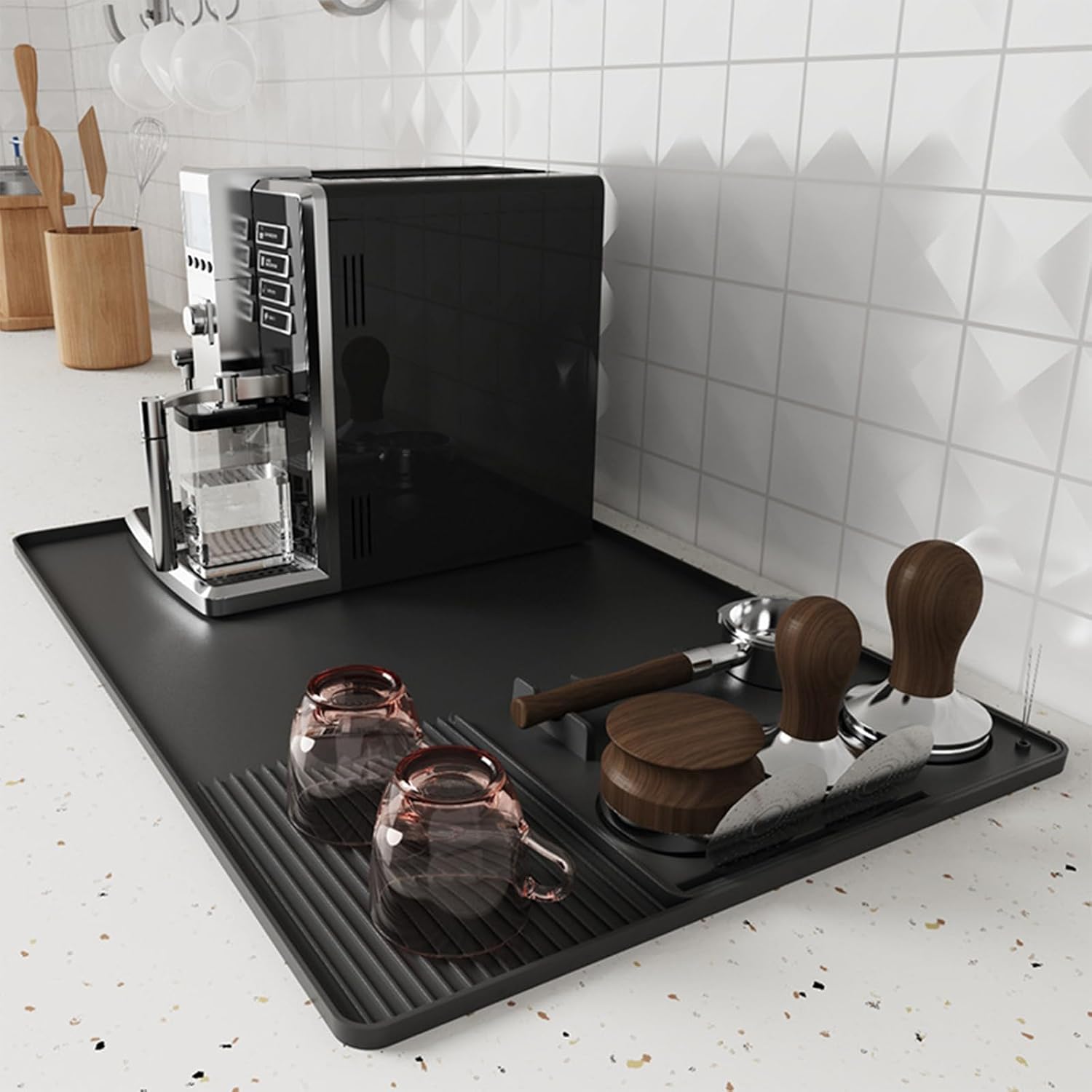 3-In-1 Silicone Coffee Mat Mul - огляд і ціна Bar Mat Rubber