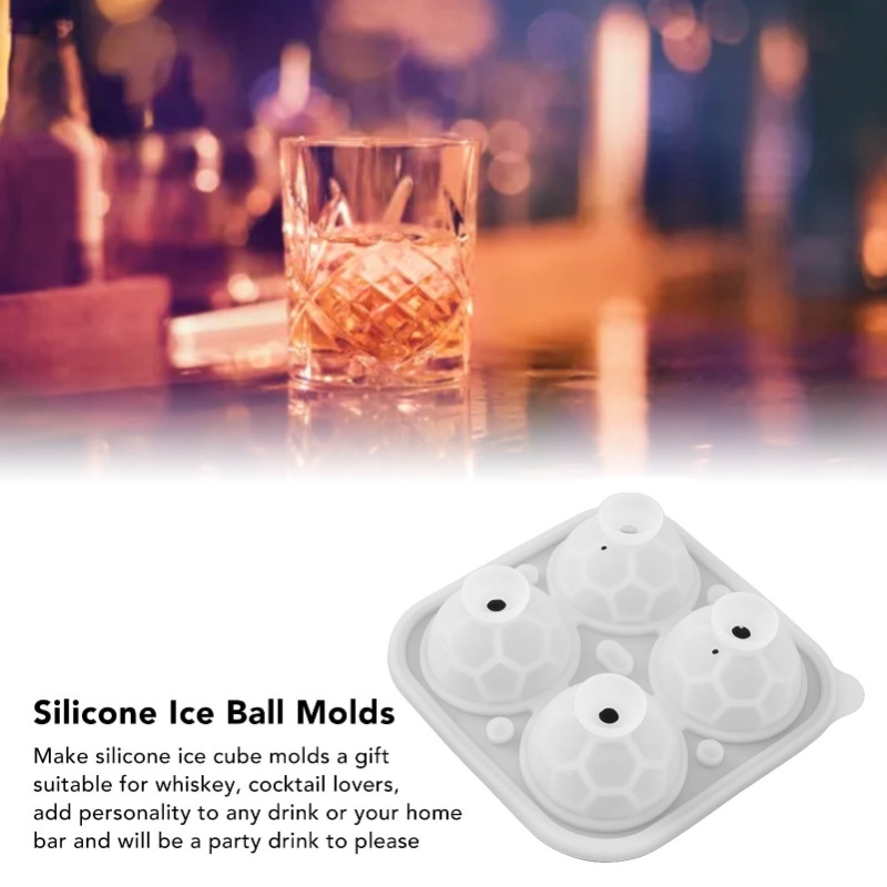 2Pcs Silicone Ice Cube Molds F - огляд і ціна Ice Mold Sphere