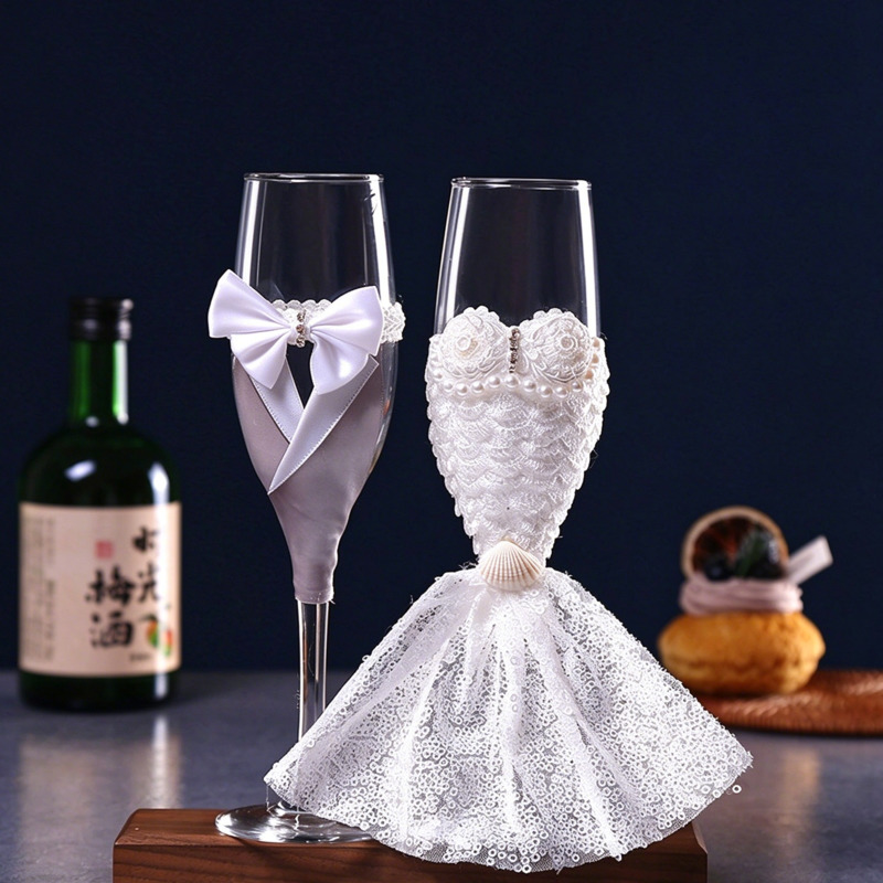Wedding Champagne Flutes Set B - огляд і ціна Home Bar Set
