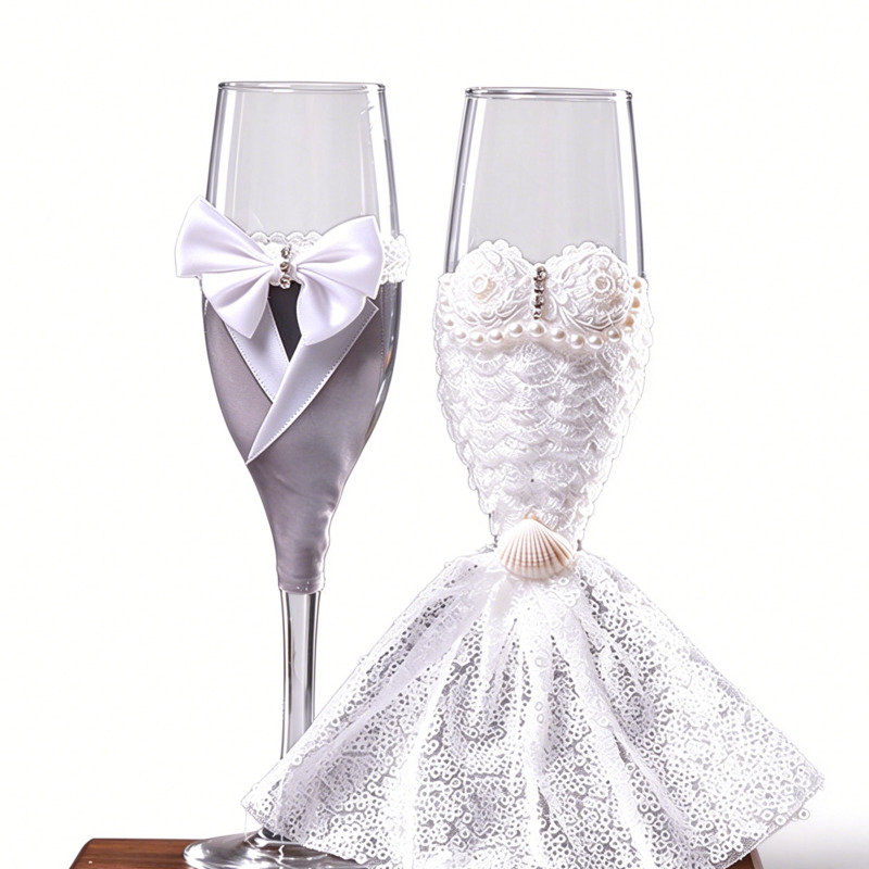 Wedding Champagne Flutes Set B - огляд і ціна Home Bar Set