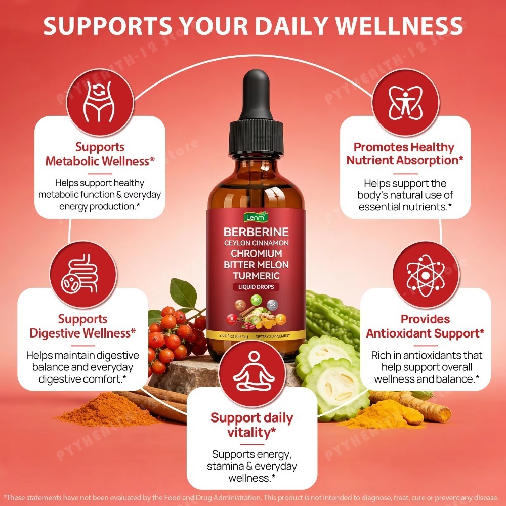 Berberine Liquid Drops with Ch - огляд і ціна Bitters Bottle Set