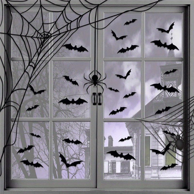 3D Black PVC Bat Halloween Wal - огляд і ціна Home Bar Set