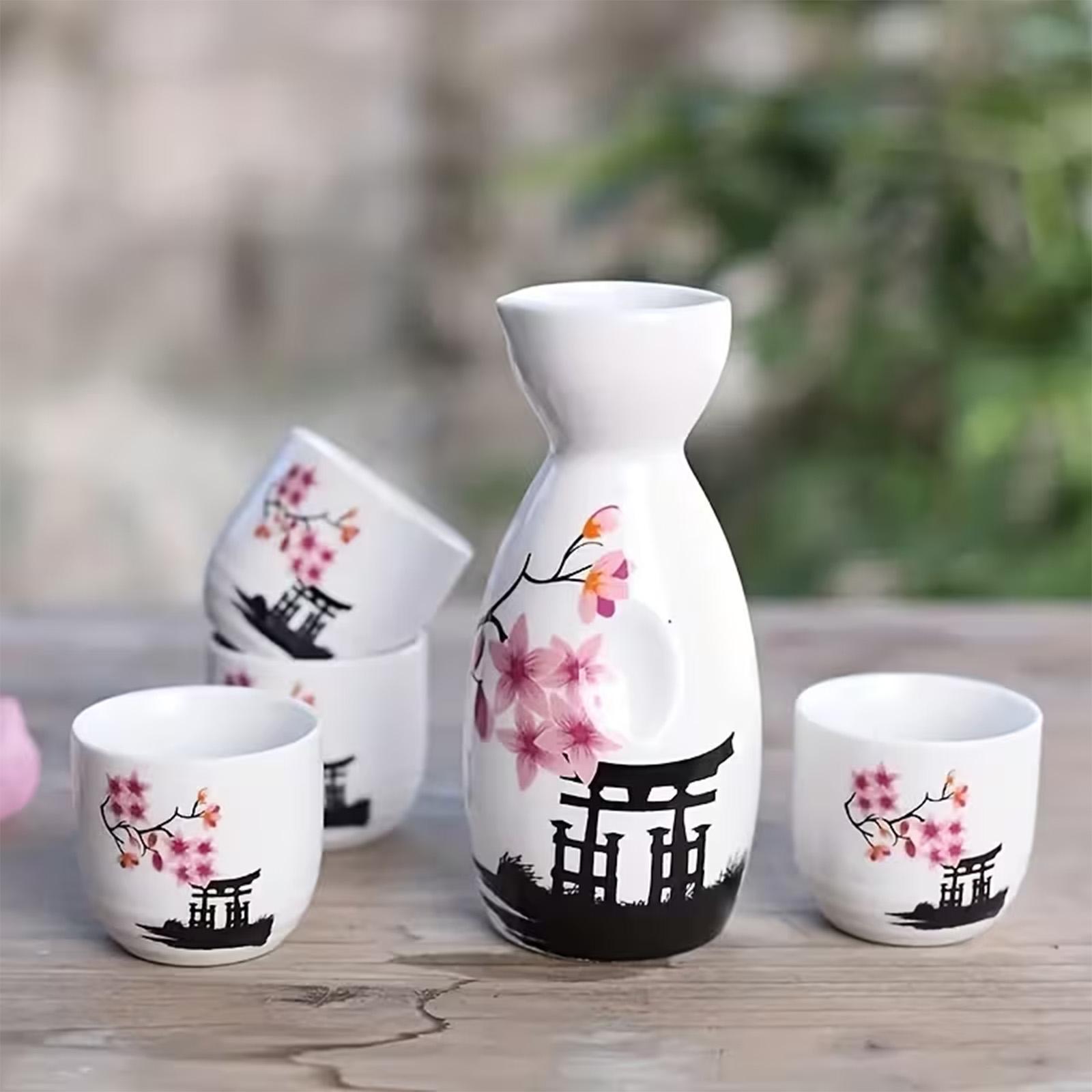 Japanese Sake Set Flower Patte - огляд і ціна Home Bar Set